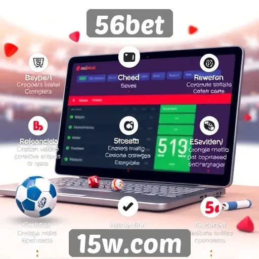 Análise das funcionalidades do site 56bet