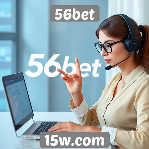 Suporte ao cliente no site 56bet